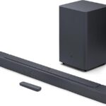 JBL Bar 2.1 Deep Bass (MK2) Channel Soundbar with Wireless Subwoofer, 300W Total Power, Immersive Surround Sound, Built-In Dolby, Bluetooth Stream, HDMI/Optical Connect - Black, JBLBAR21DBM2BLKUK